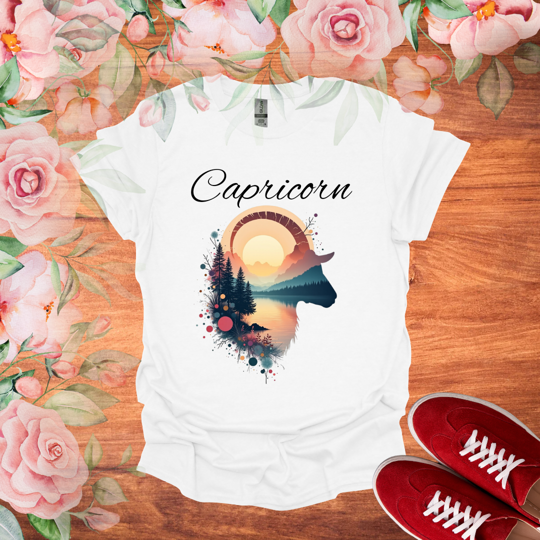 Sunset Capricorn  T-Shirt