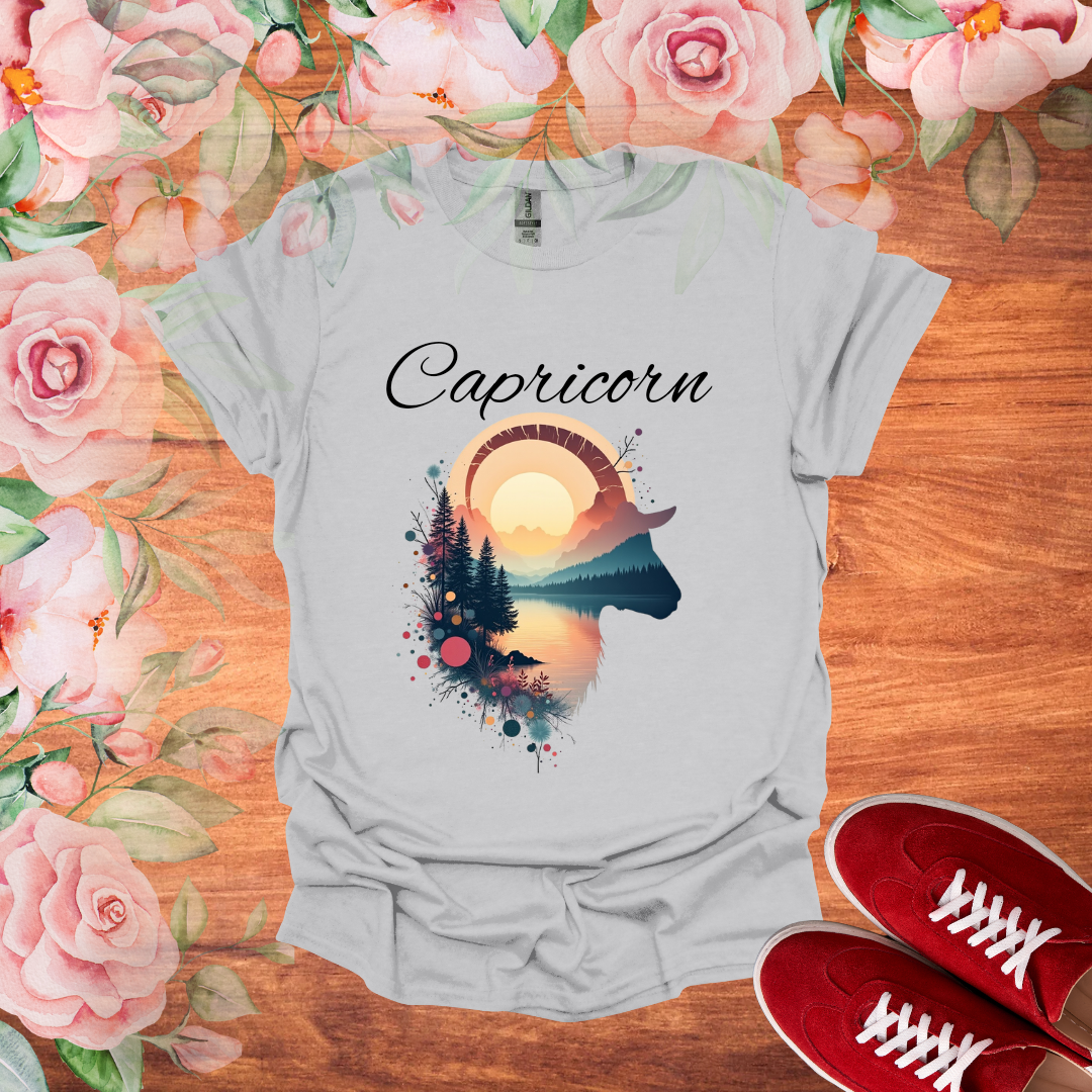 Sunset Capricorn  T-Shirt