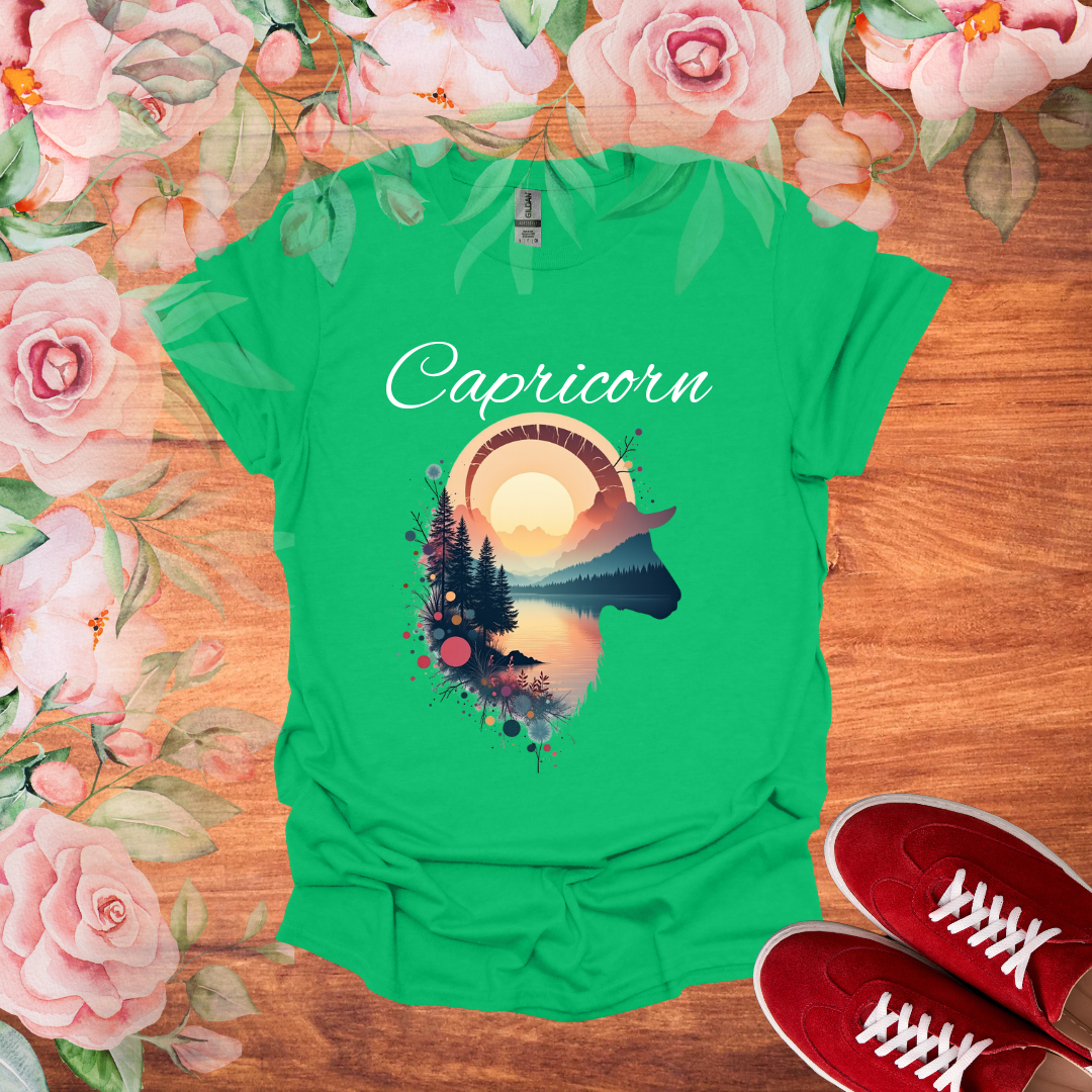 Sunset Capricorn  T-Shirt