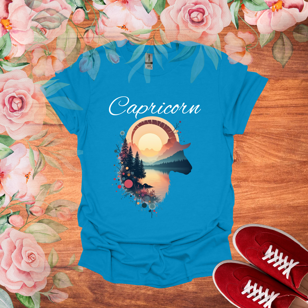 Sunset Capricorn  T-Shirt