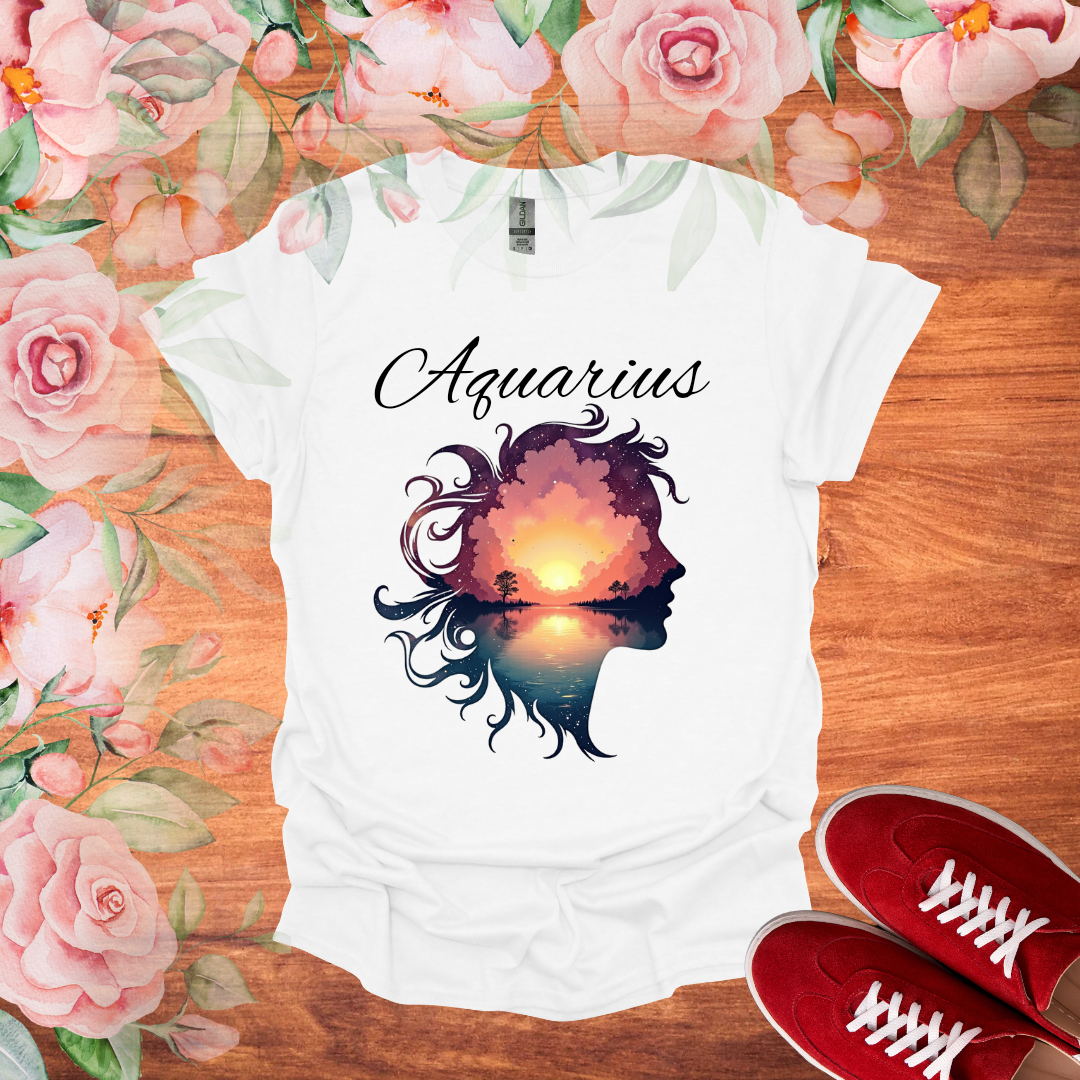 Sunset Aquarius  T-Shirt