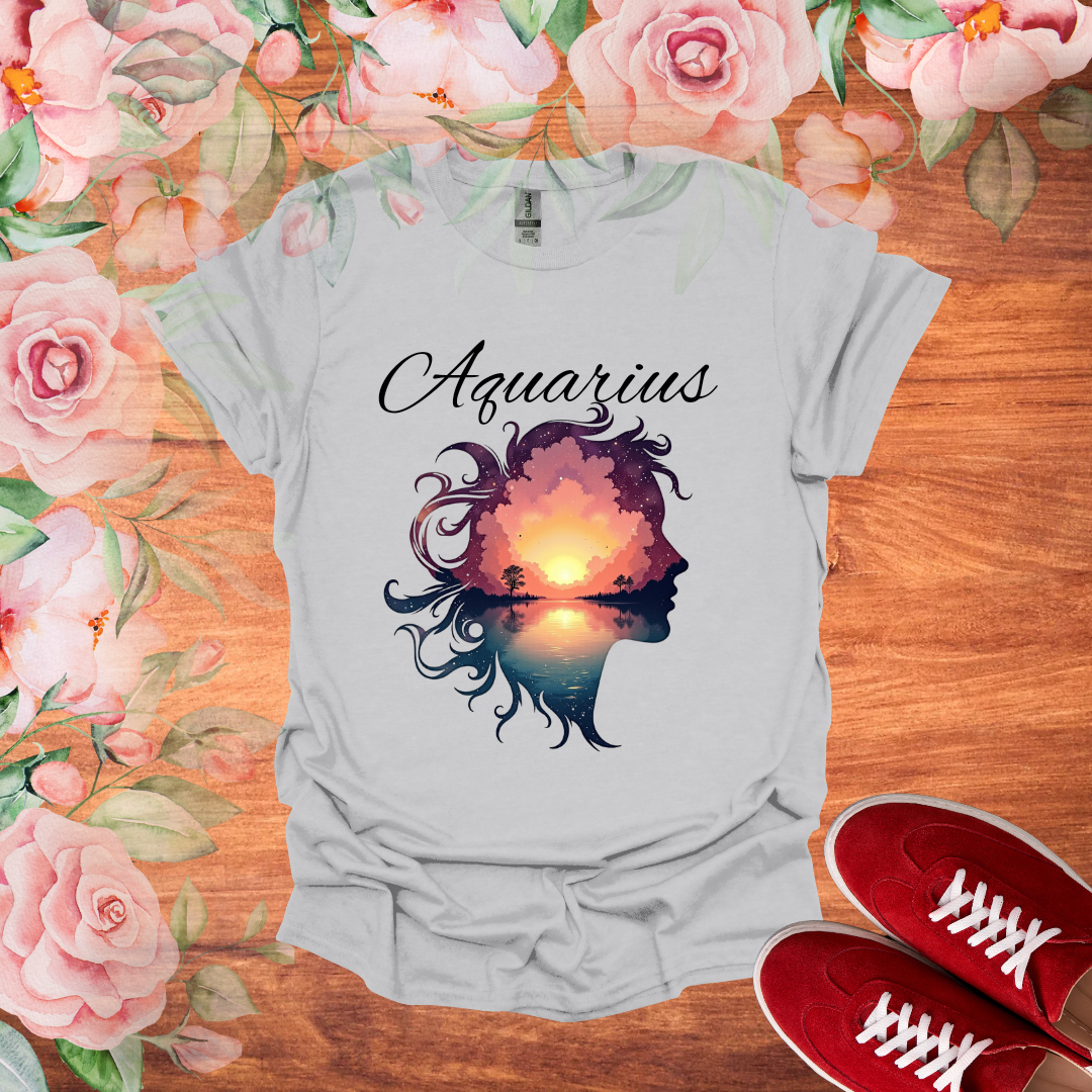 Sunset Aquarius  T-Shirt