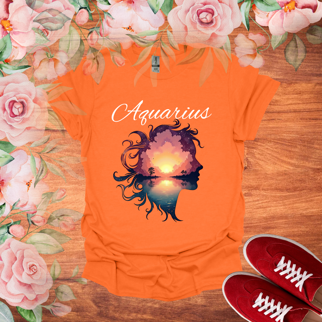 Sunset Aquarius  T-Shirt