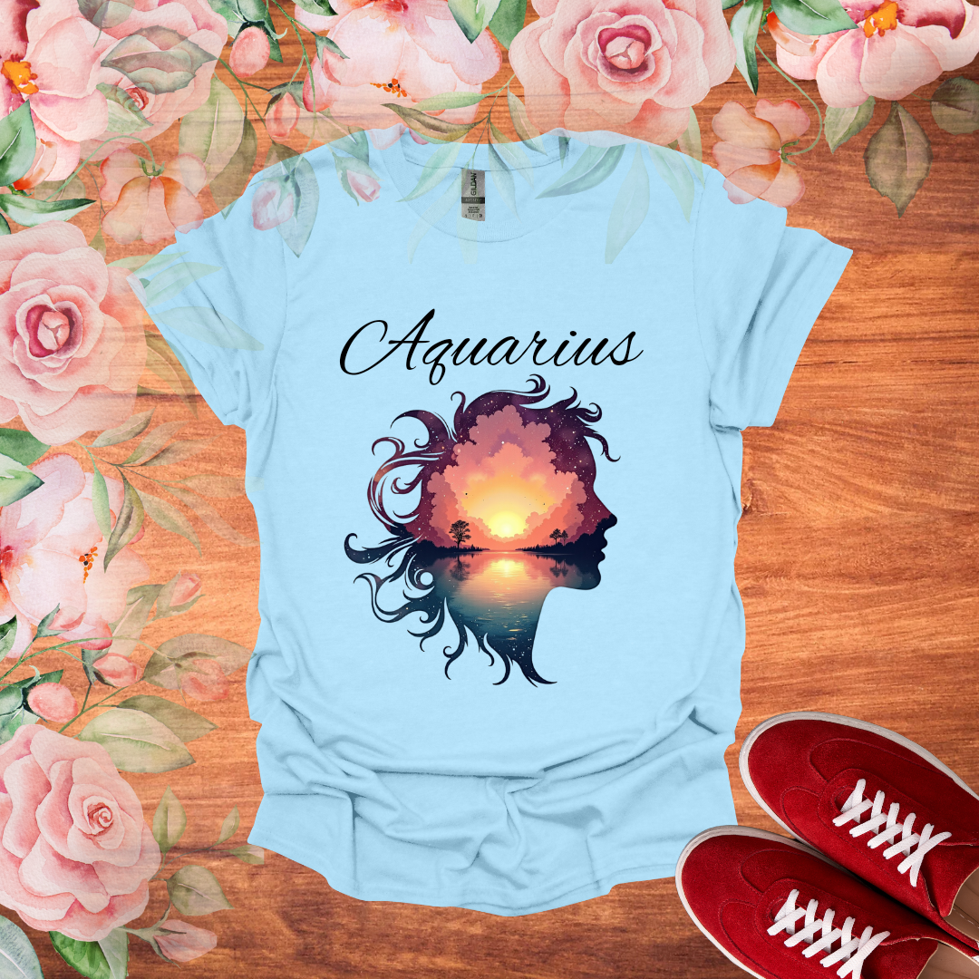 Sunset Aquarius  T-Shirt