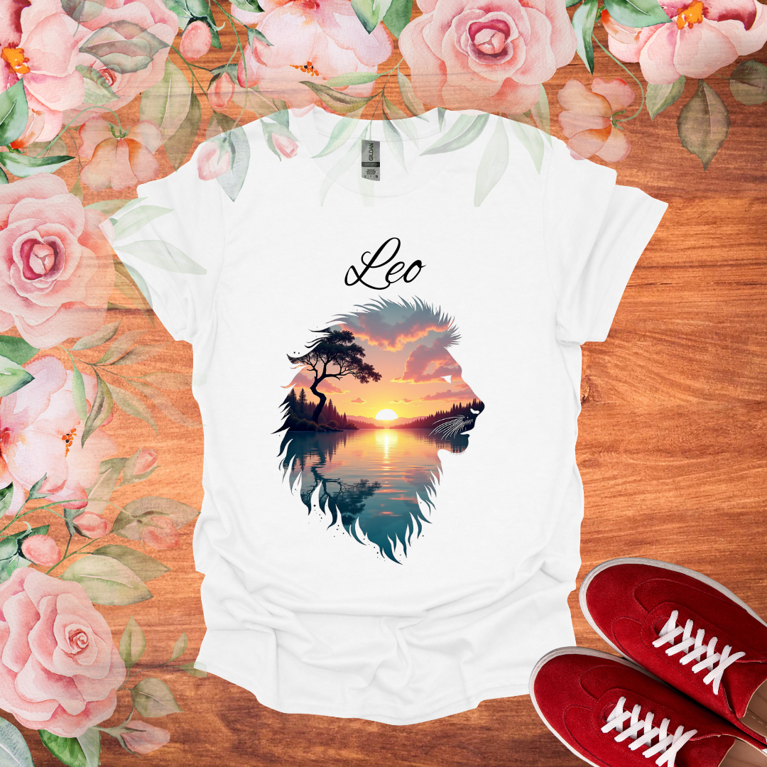 Sunset Leo T-Shirt