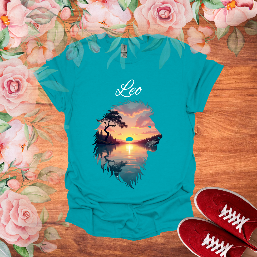 Sunset Leo T-Shirt