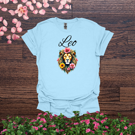 Floral Leo T-Shirt