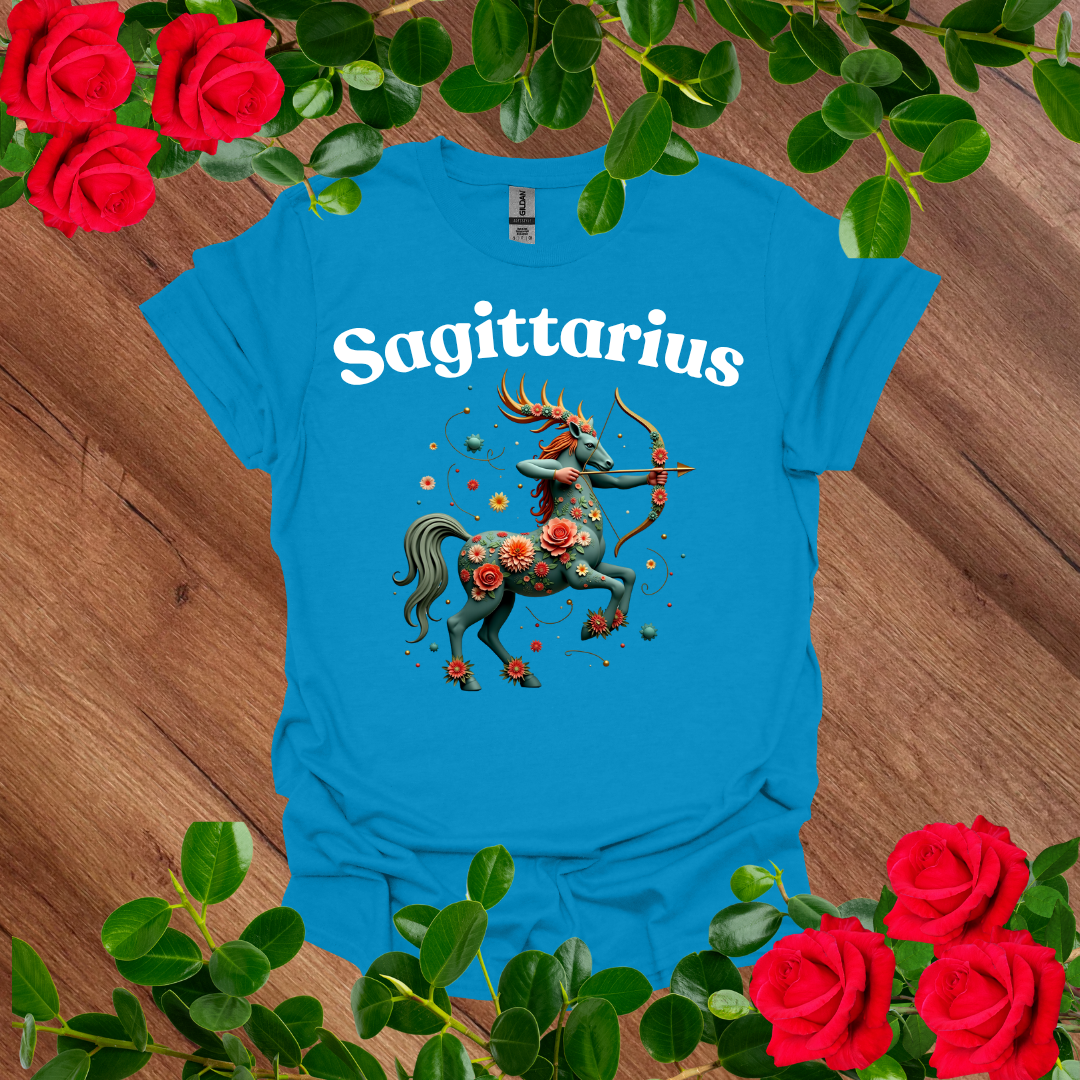 Floral Sagittarius T-Shirt