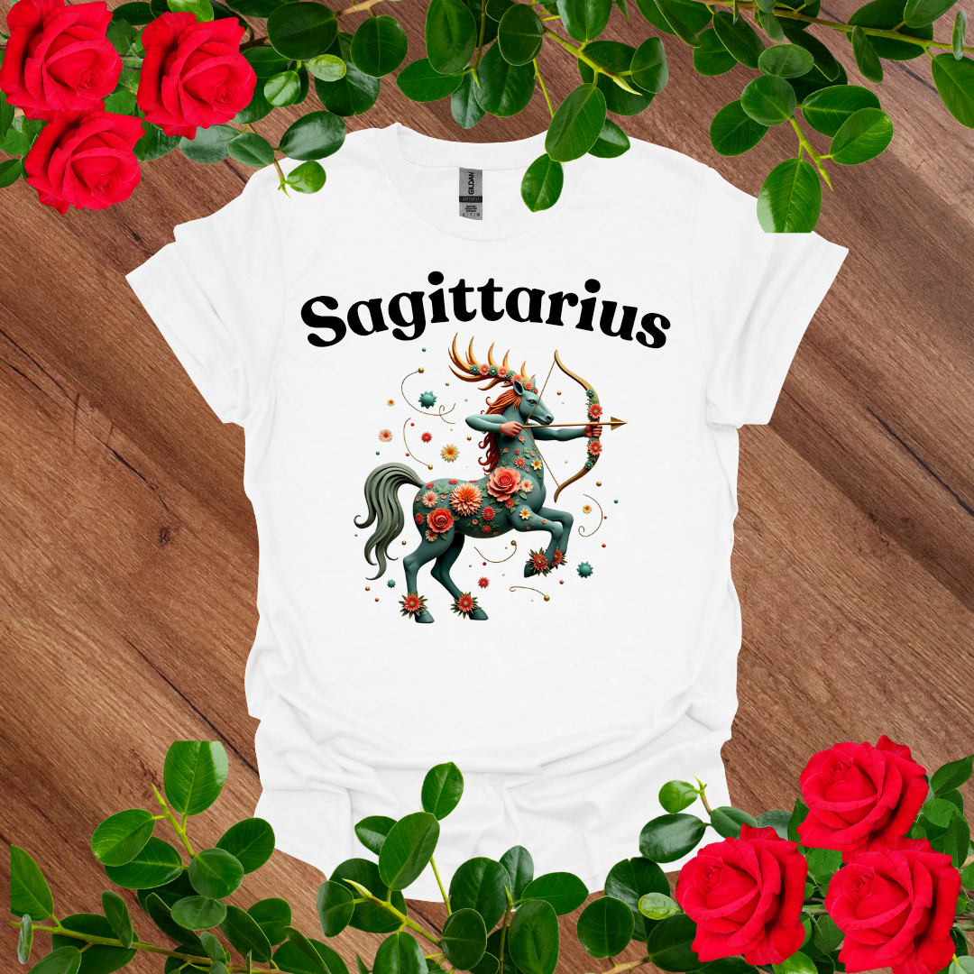 Floral Sagittarius T-Shirt