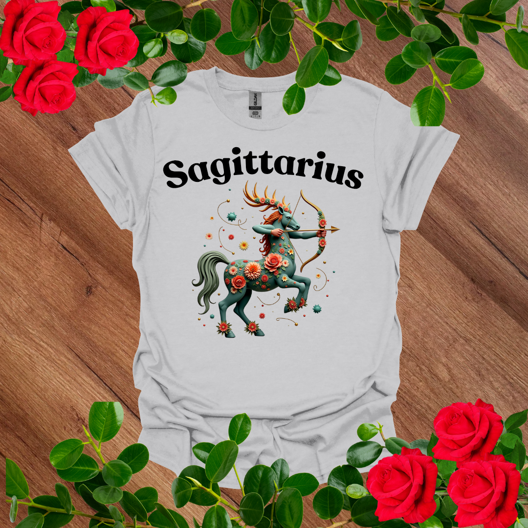 Floral Sagittarius T-Shirt