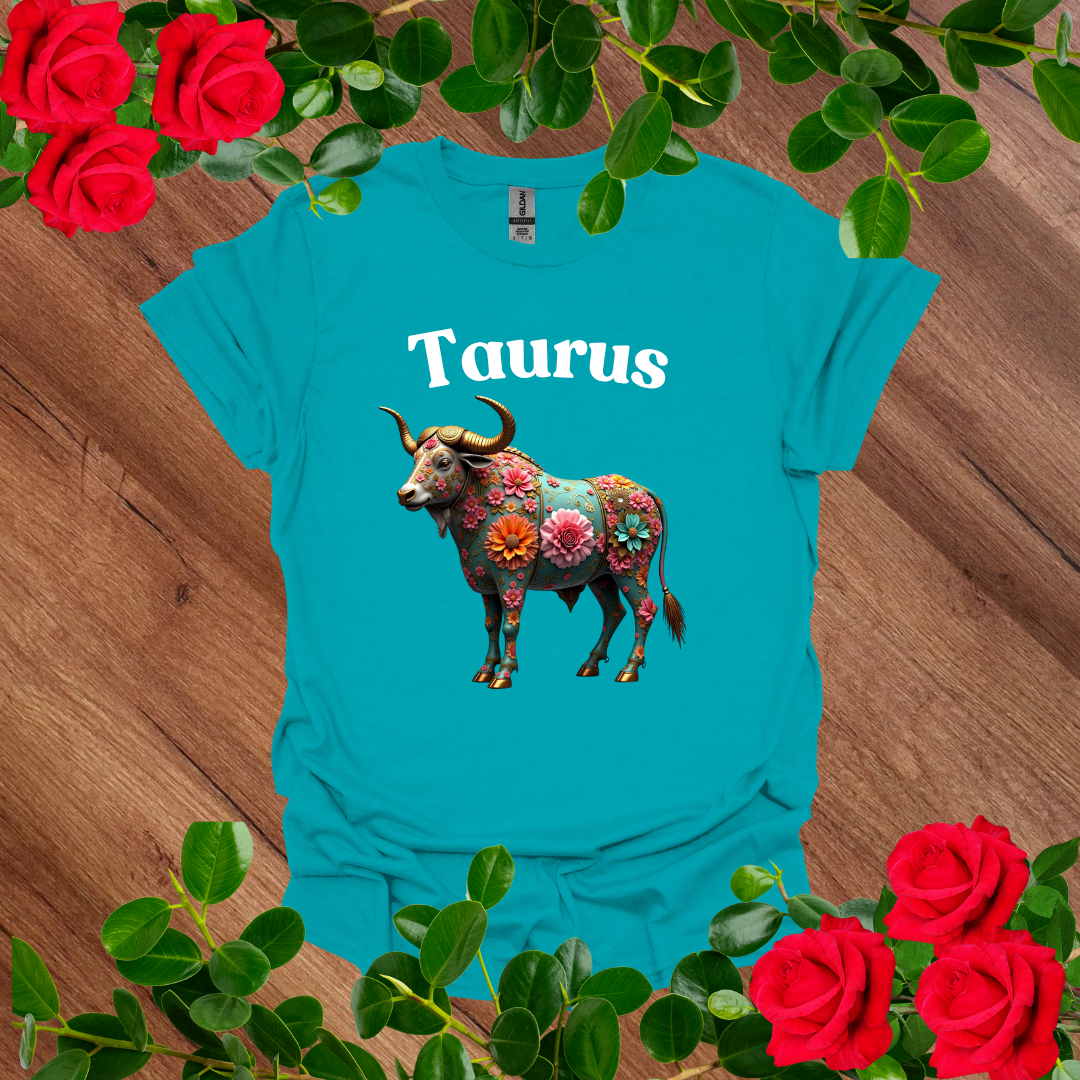 Floral Taurus T-Shirt