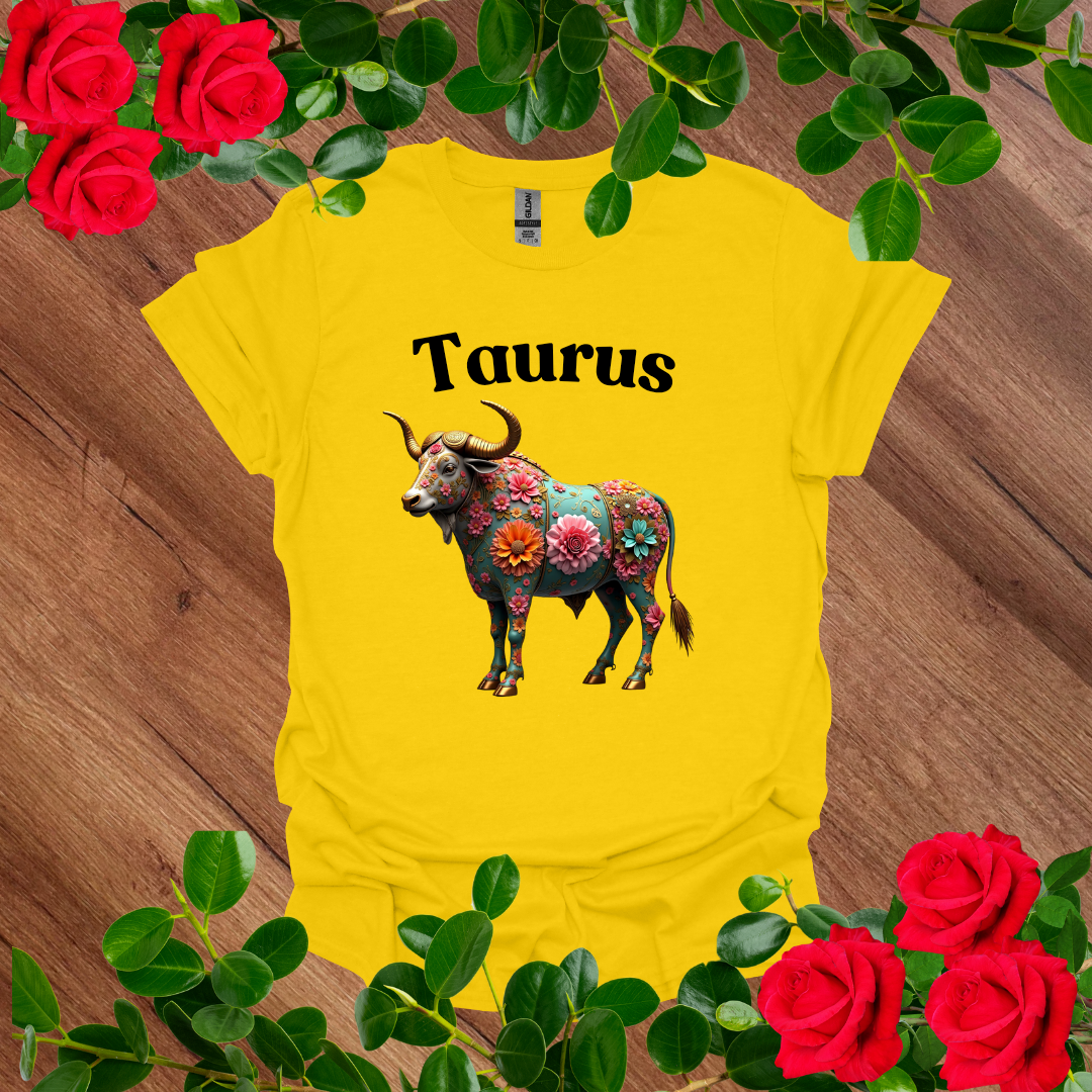 Floral Taurus T-Shirt