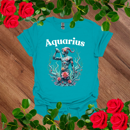 Floral Aquarius T-Shirt