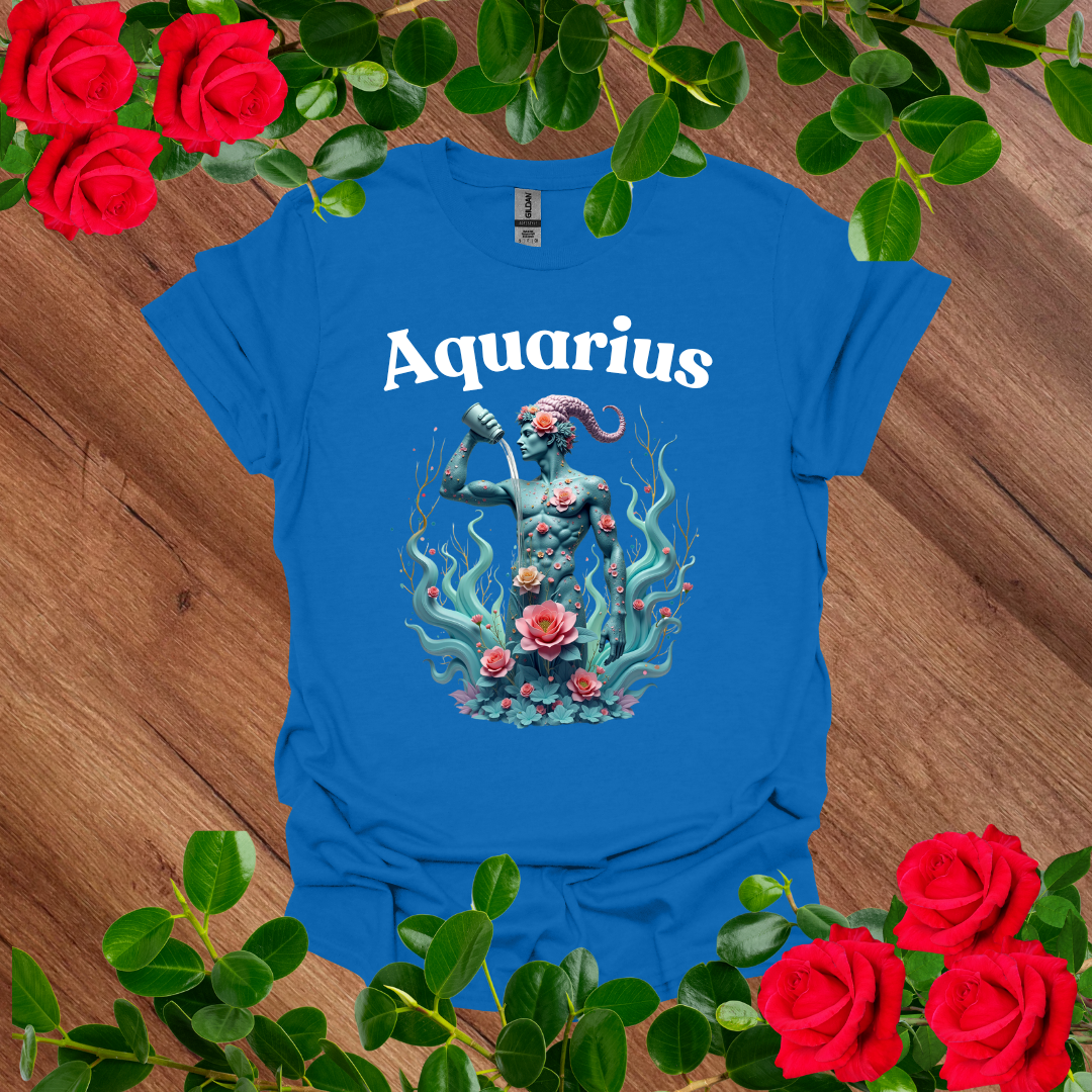 Floral Aquarius T-Shirt