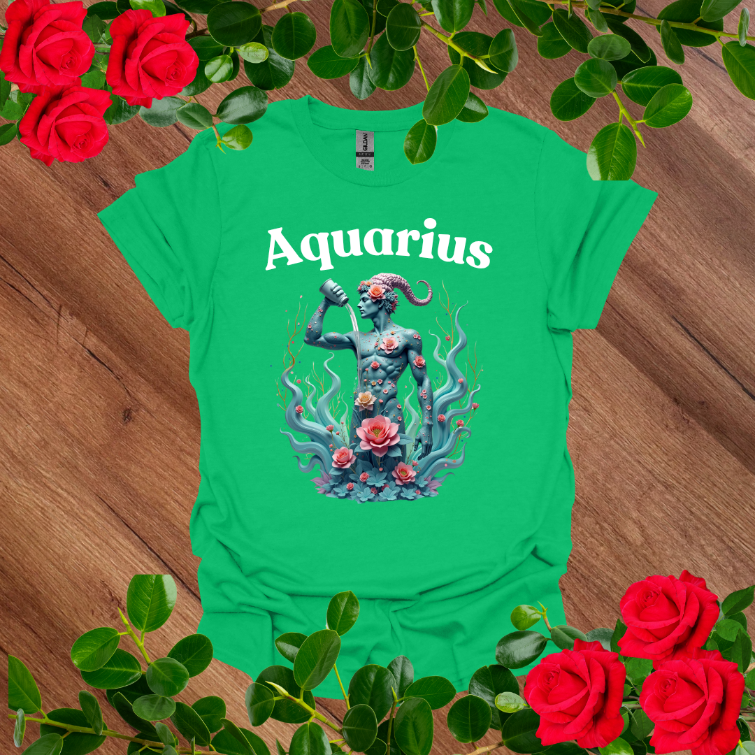 Floral Aquarius T-Shirt