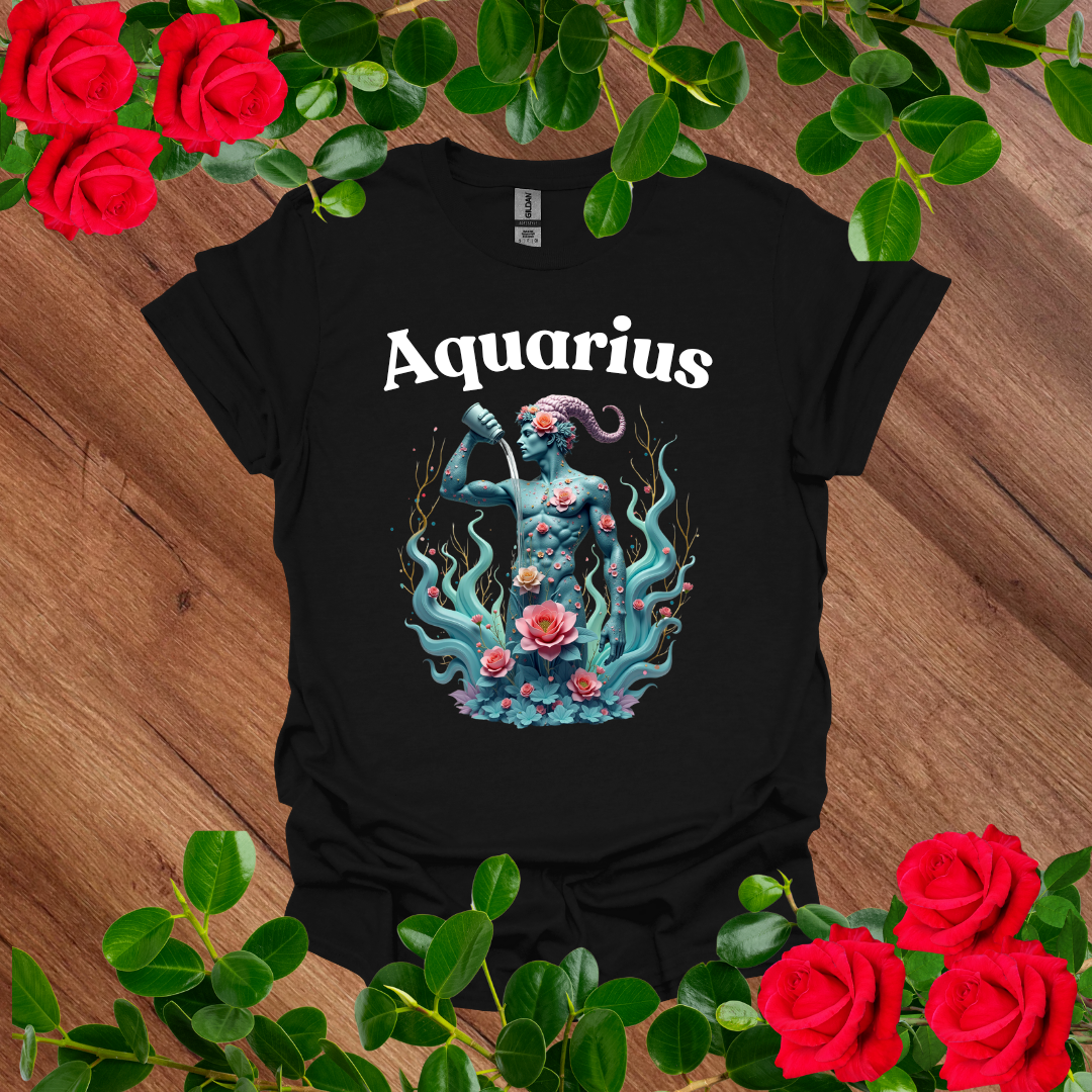 Floral Aquarius T-Shirt