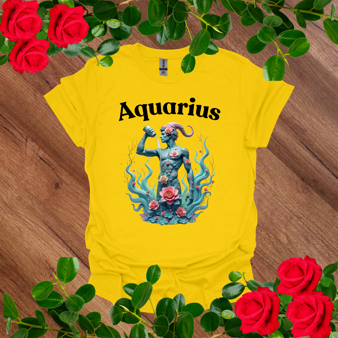 Floral Aquarius T-Shirt