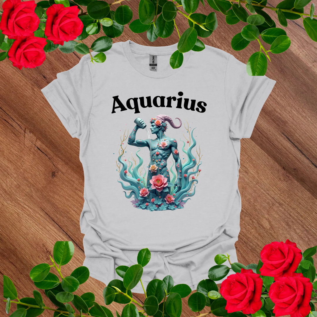 Floral Aquarius T-Shirt