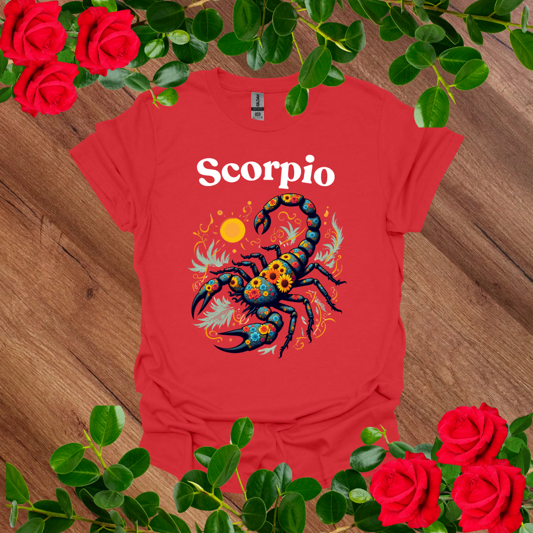 Floral Scorpio T-Shirt