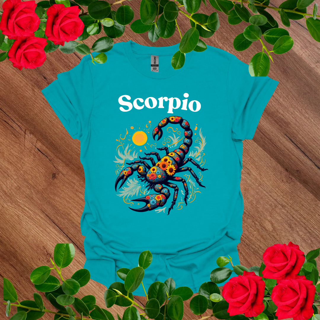 Floral Scorpio T-Shirt