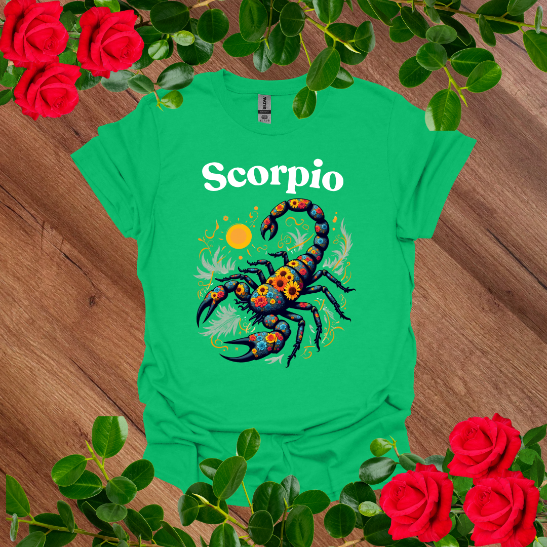 Floral Scorpio T-Shirt