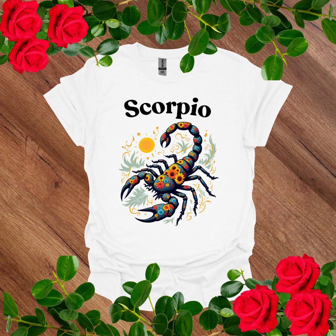 Floral Scorpio T-Shirt