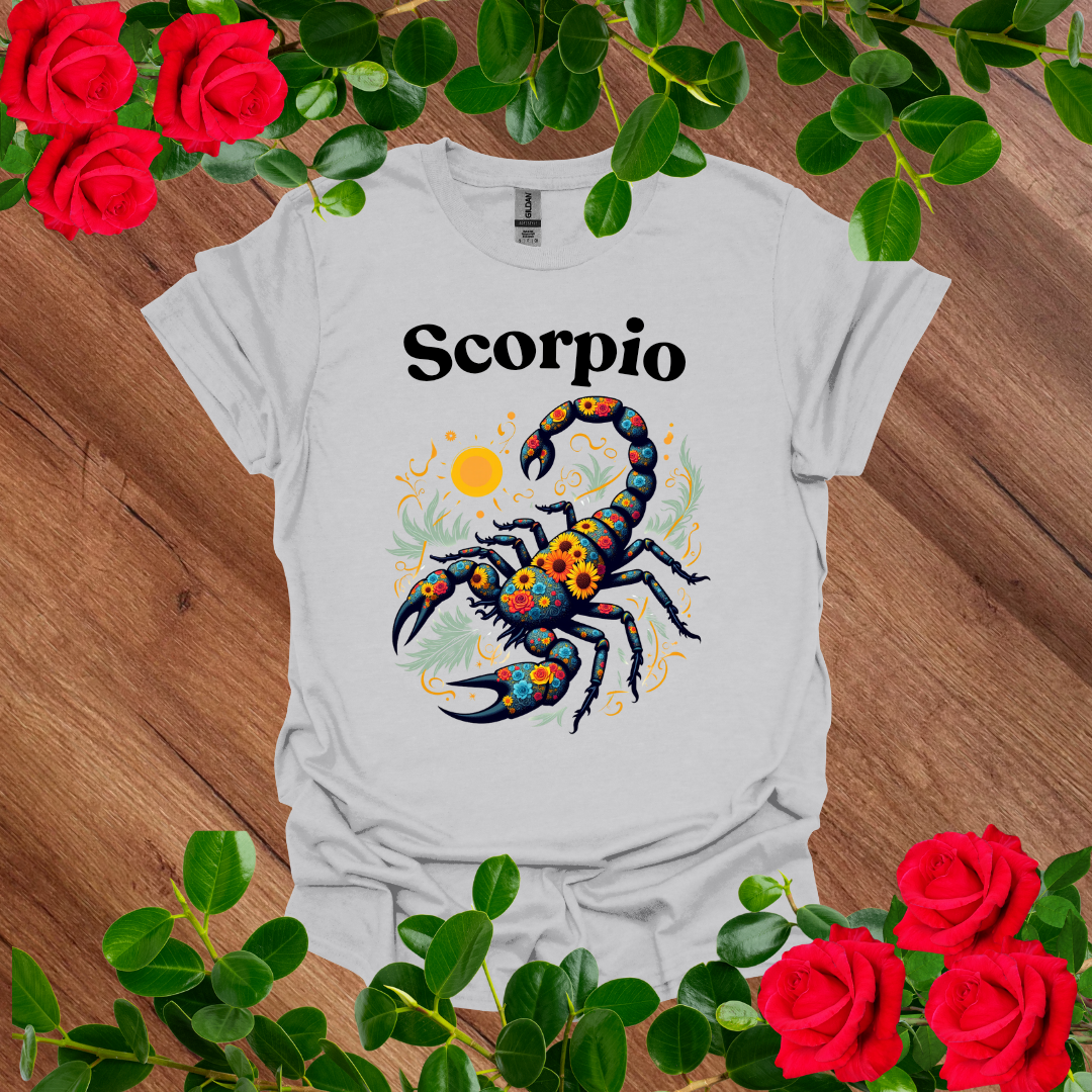 Floral Scorpio T-Shirt