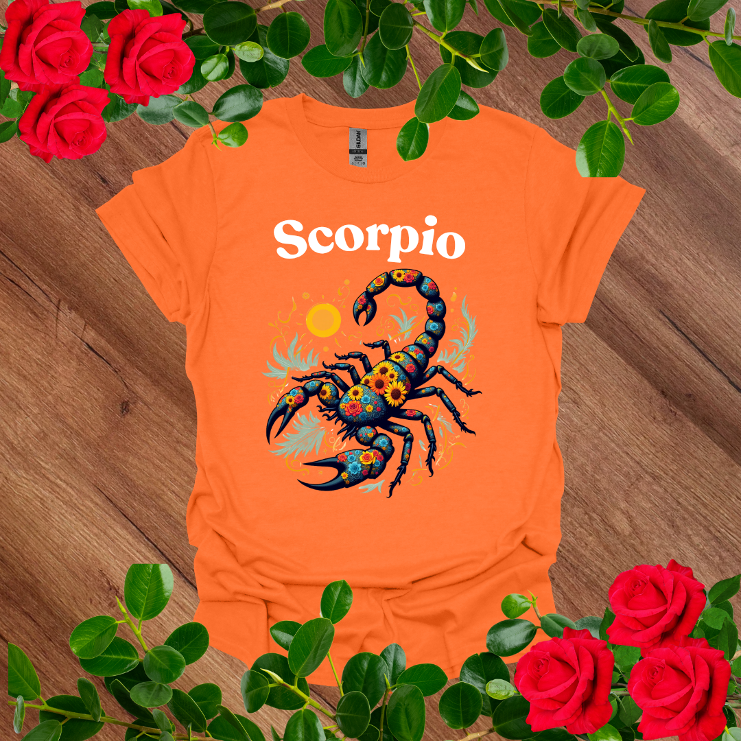 Floral Scorpio T-Shirt