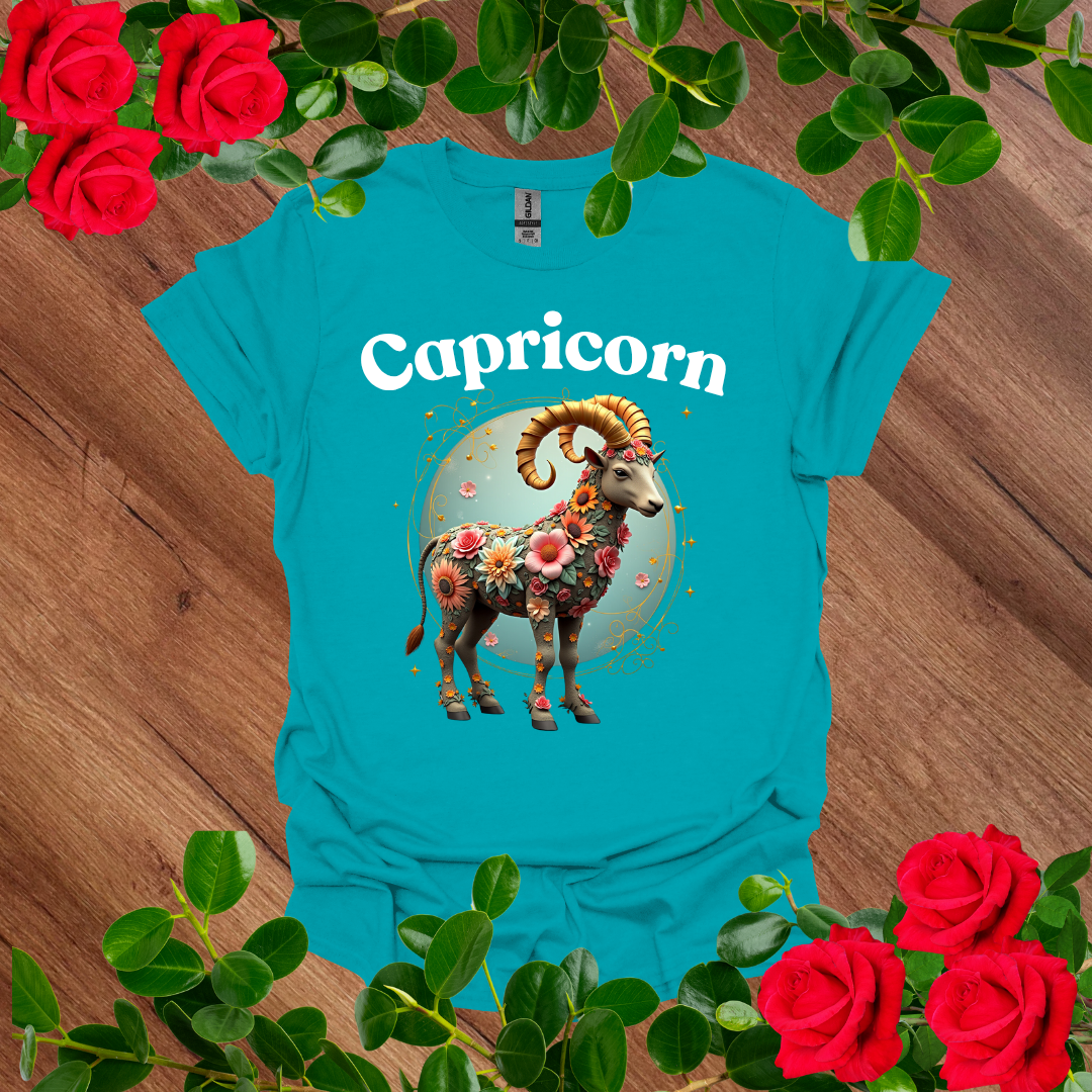 Floral Capricorn T-Shirt