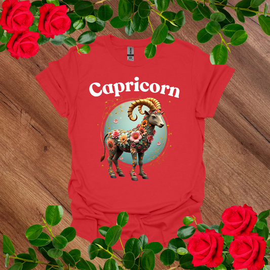 Floral Capricorn T-Shirt