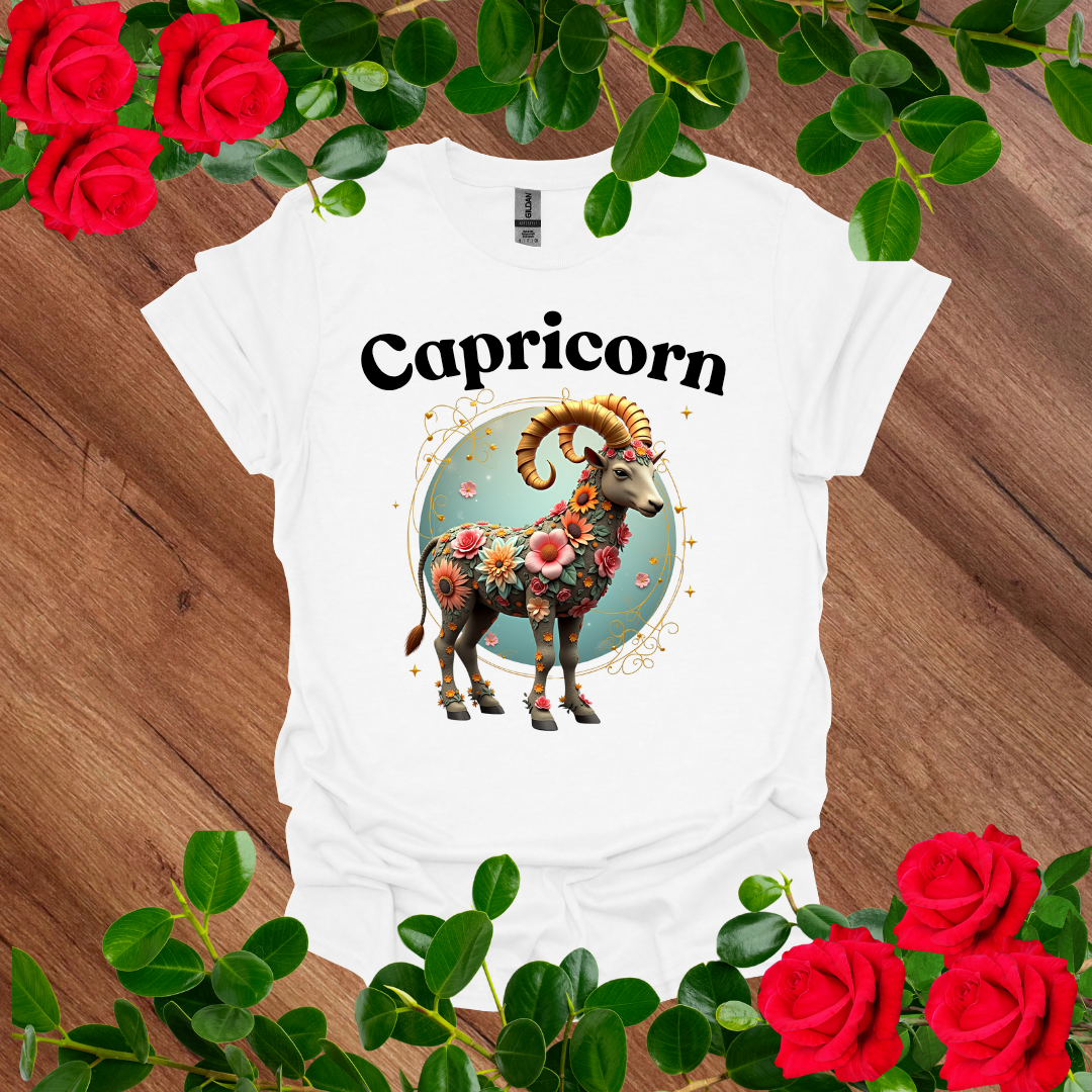 Floral Capricorn T-Shirt