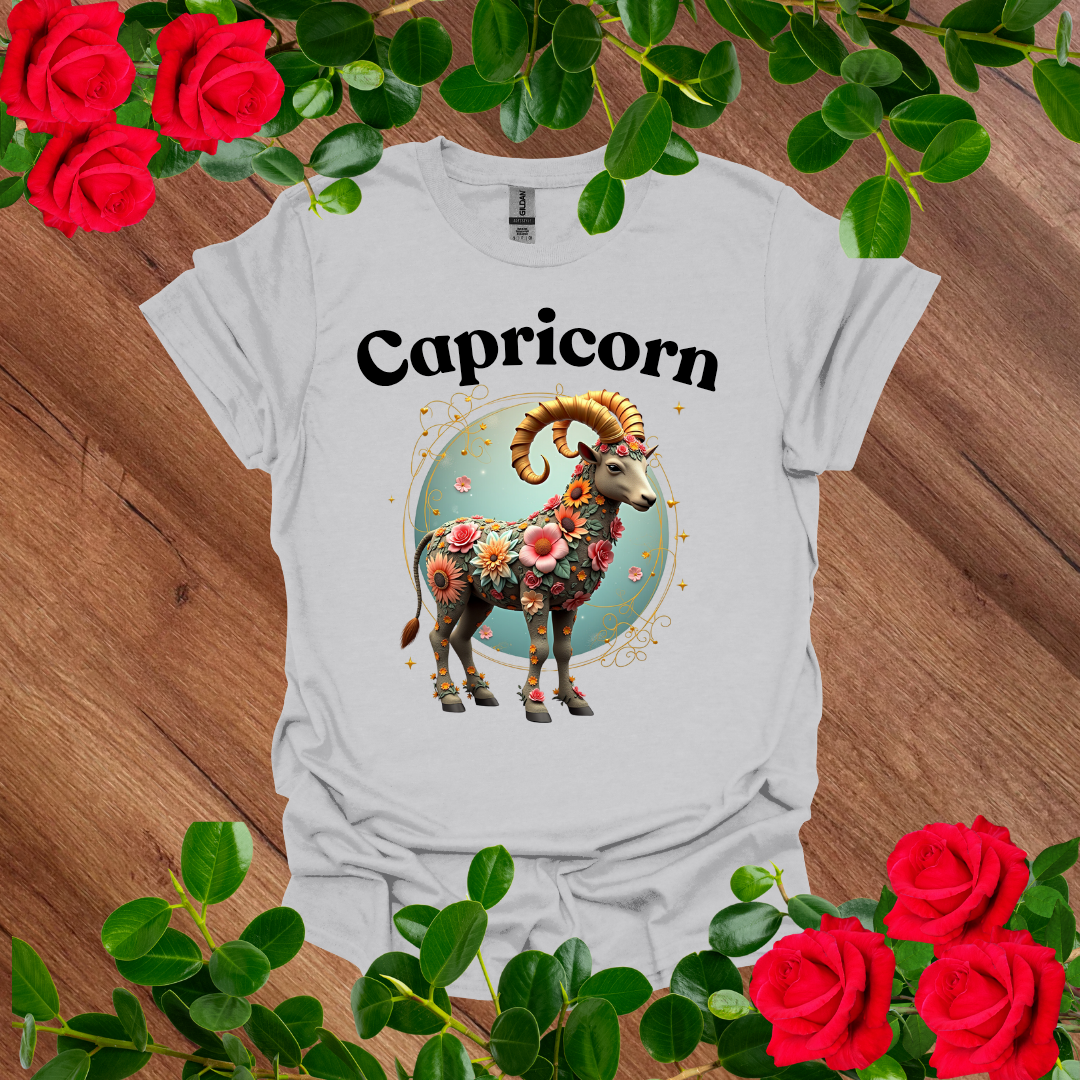 Floral Capricorn T-Shirt