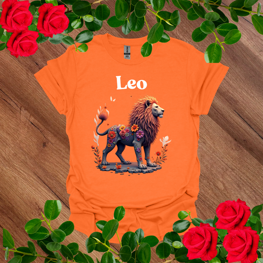 Floral Leo T-Shirt