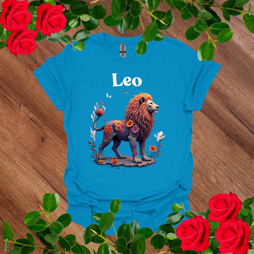 Floral Leo T-Shirt