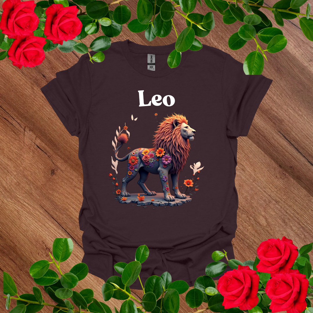 Floral Leo T-Shirt