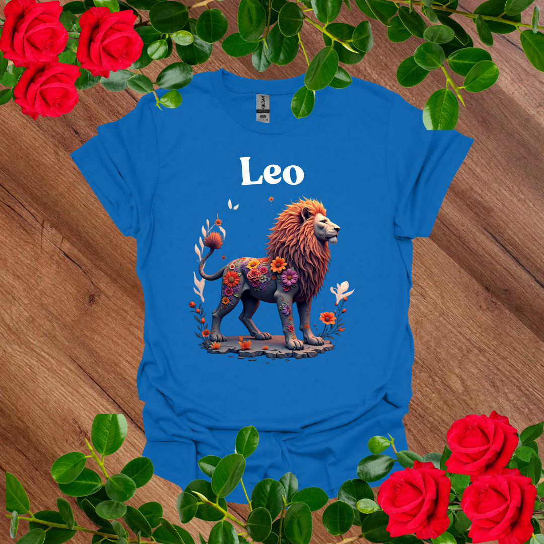 Floral Leo T-Shirt