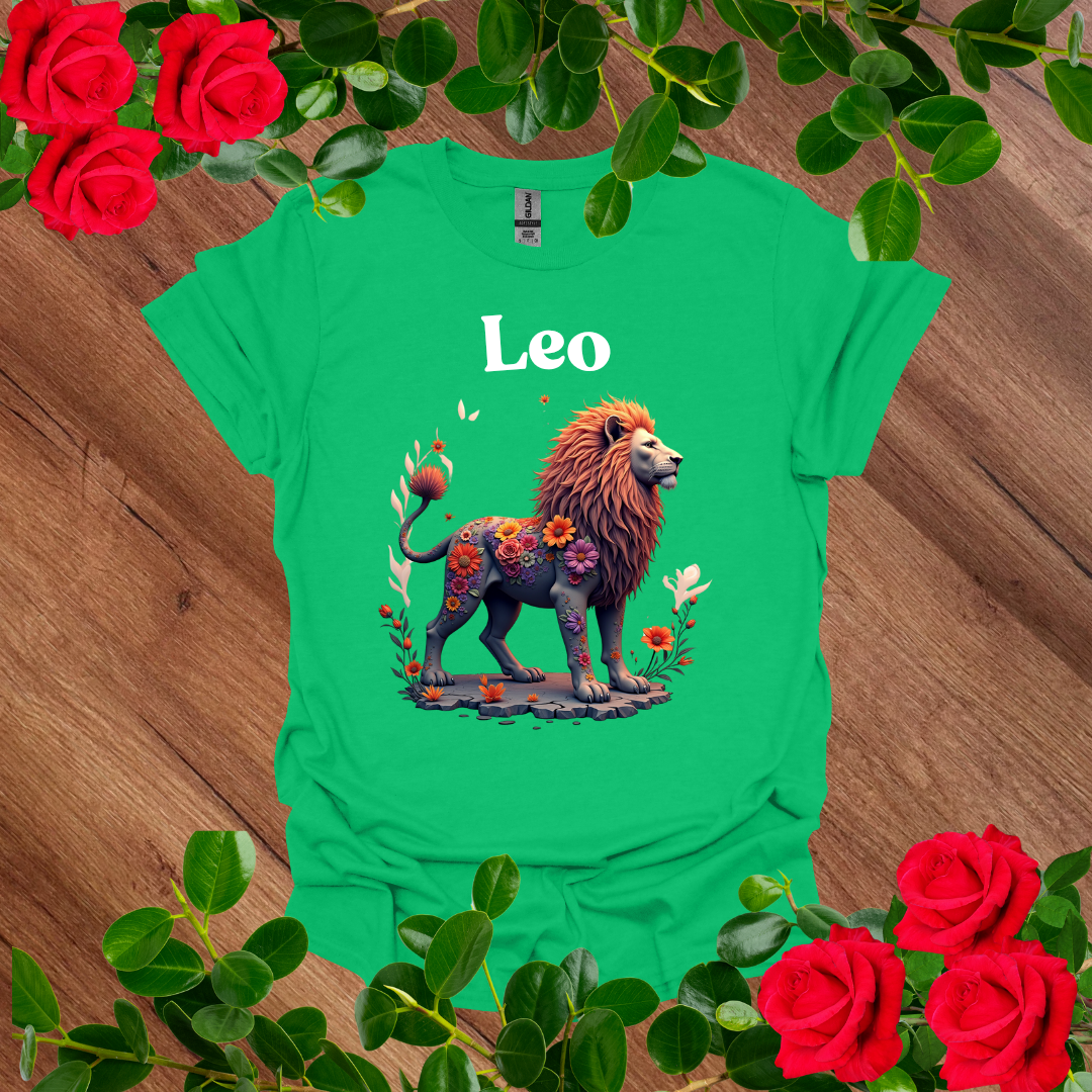 Floral Leo T-Shirt