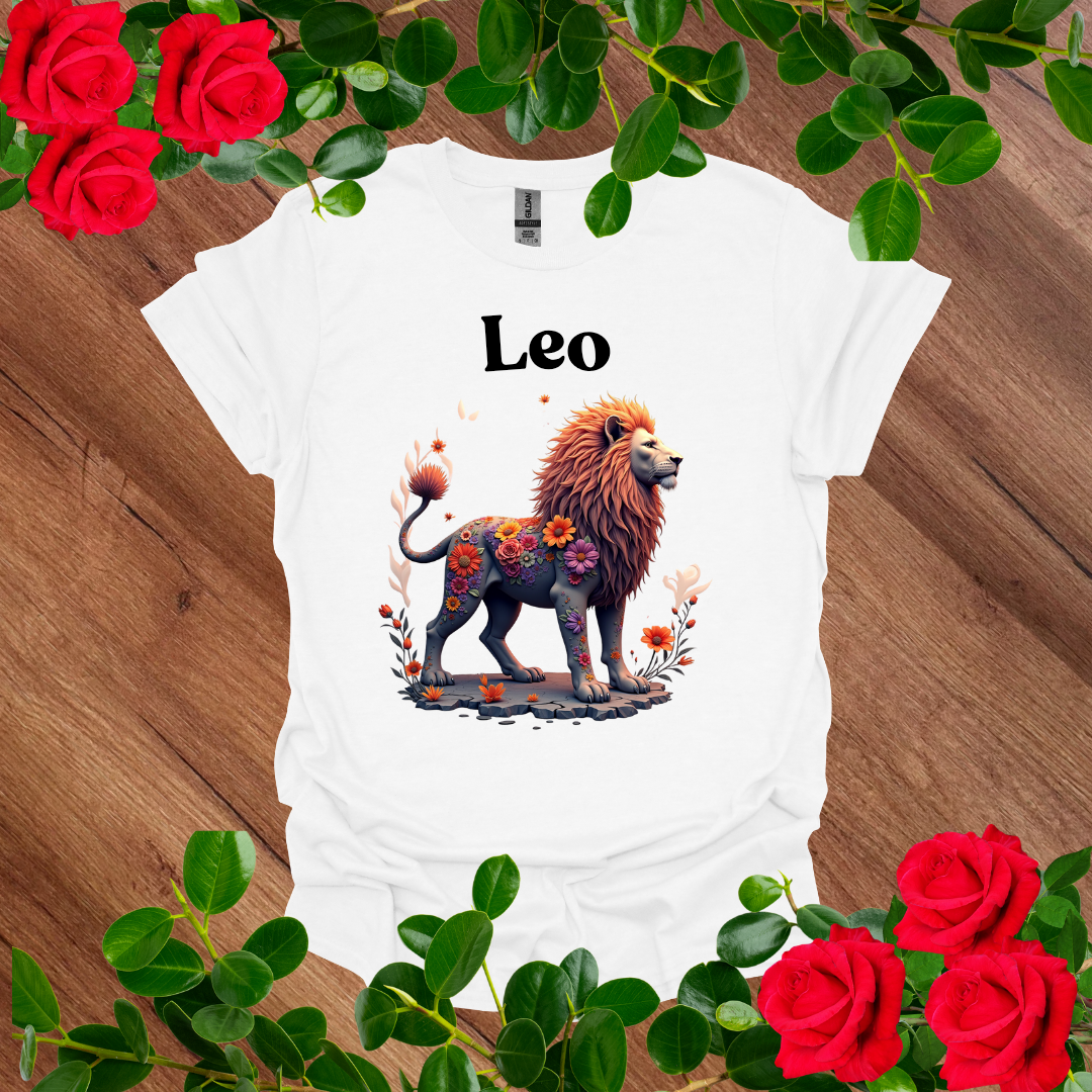 Floral Leo T-Shirt